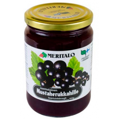 Варенье из черной смородины Meritalo mustaherukkahillo 410г