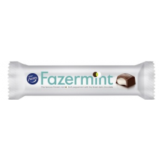 Плитка темного шоколада Fazermint наполненная мятой 41 г