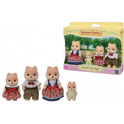 Игровые персонажи Sylvanian Families Семейство карамельных собак