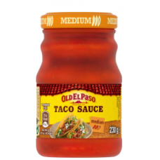 Соус тако Old El Paso Medium Taco Sauce 230г в стекле