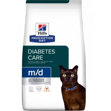 Корм для кошек Hills Diet Cat M/D 1,5кг с избыточным весом и диабетом