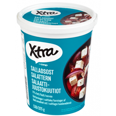 Сыр фета в рассоле X-tra Salaattijuusto 17 % 545/325г