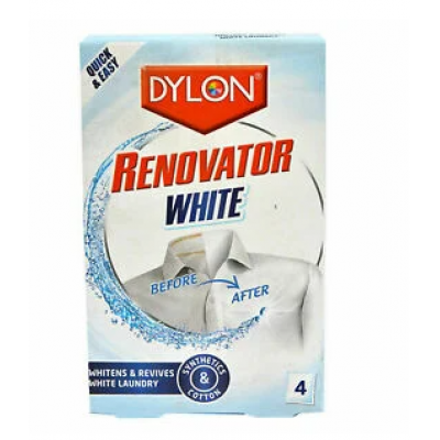 Салфетки для отбеливания и удаления пятен Dylon Renovator White 4шт по 25г 