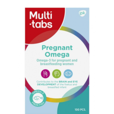 Витамины для беременных MULTI-TABS OMEGA-3 100 шт