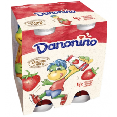 Напиток Danone Danonino клубничный йогуртовый 4х100г