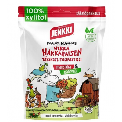 Клубнично-грушевые пастилки с ксилитом Herra Hakkaraisen Mansikka & paaryna 5 x 150 г