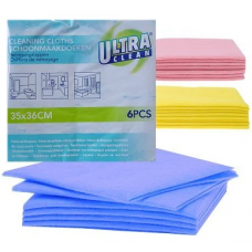 Салфетки для влажной уборки Ultra Clean 35х36 см 6шт