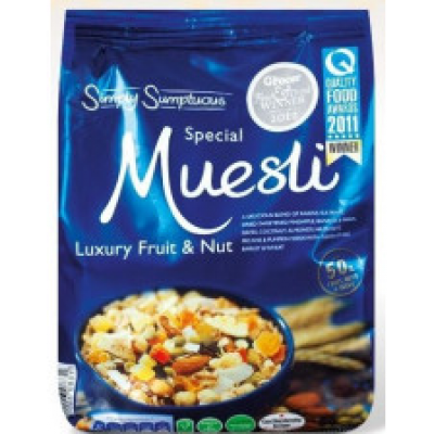 Мюсли Special Muesli Luxery Fruit & Nut 750г фрукты и орехи