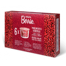 Ягодный смузи Roberts Berrie Strawberry & Cranberry 6х100мл брусника клюква