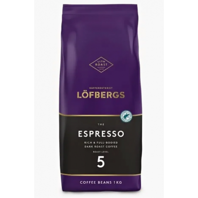 Кофе в зернах Lofbergs Espresso 5 ст.обжарки 1 кг