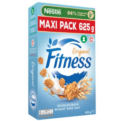 Хрустящие хлопья из цельной пшеницы, риса и овса Nestle Fitness Original 625 г