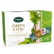 Ассорти зеленого чая Nordqvist Green 4 You 20 х 1,50 г 