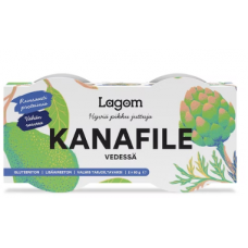 Куриное филе в собственном соку Lagom Kanafile vedessa 2 x 80 г/42 г без глютена