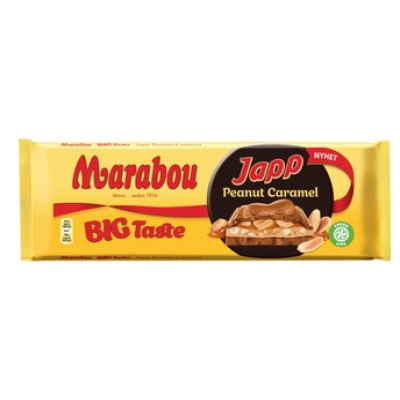 Молочный шоколад Marabou Japp Peanut Caramel 276г