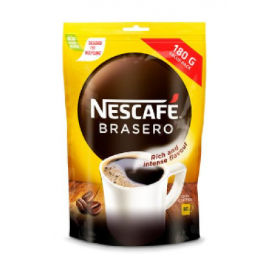 Растворимый кофе Nescafe Brasero 180 г в пакетиках