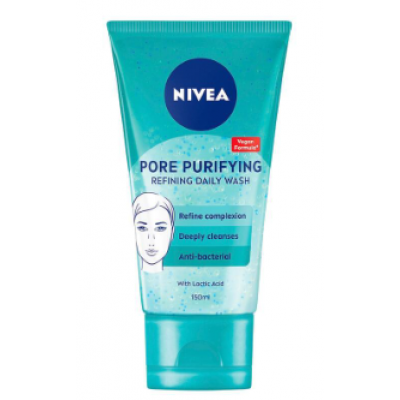 Отшелушивающий очищающий гель NIVEA Pore Purifying Refining Daily Wash 150мл