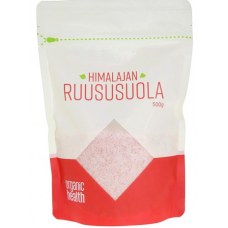 Соль с гималайской розой Organic Health Himalajan Ruususuola Hieno 500г