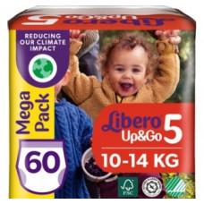 Подгузник Libero Up&Go Mega Pack размер 5 на 10-14 кг 60 шт