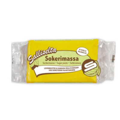 Сахарная паста Salliselta Sokerimassa желтая 250г