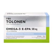 Препарат TRI TOLONEN E-EPA + D-VITAMIINI 500мг 60шт