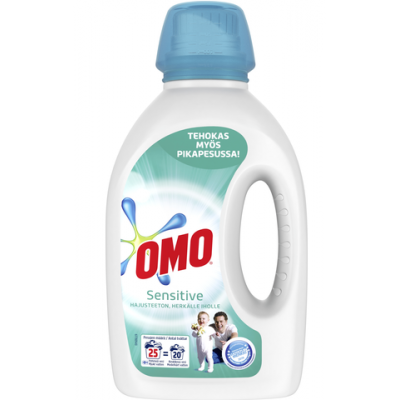 Жидкий стиральный порошок Omo Sensitive 1л без отдушек