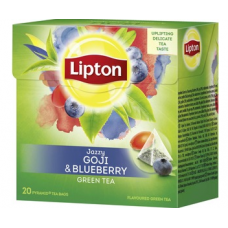 Зеленый чай в пакетиках Lipton Green Goji Blueberry 20шт