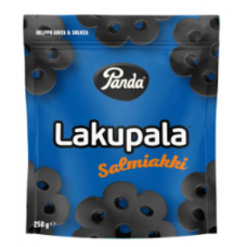 Конфеты с лакрицей Panda Lakupala salmiakki 250г