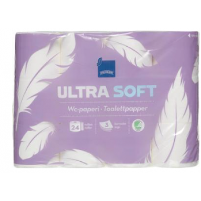 Туалетная бумага Rainbow Ultra Soft  24шт