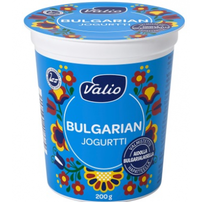 Йогурт Valio Bulgarian jogurtti 200г