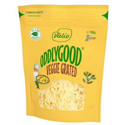 Тертый сыр для вегетарианцев Valio Oddlygood Veggie grated 150г