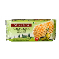 Крекеры Stiratini Cracker Olivenol & Rosmarien 250г с оливковым маслом и розмарином 