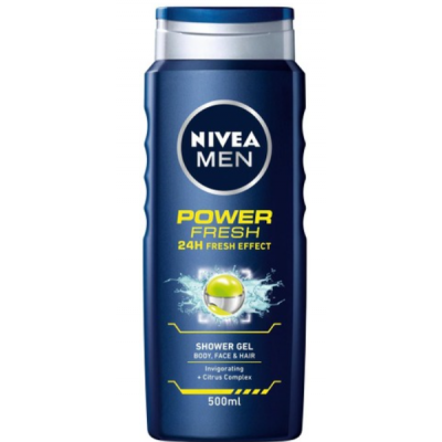 Гель для душа Nivea Men Power Refresh 500мл