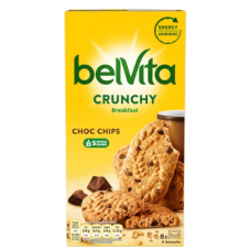 Печенье с кусочками темного шоколада Belvita Crunchy Choc Chips 300г