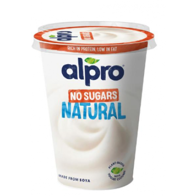 Ферментированный соевый продукт Alpro No Sugars Natural без сахара без вкусовых добавок 400г