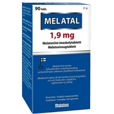 Пастилки мелатонина Melatal 1.9мг melatoniini 90 таблеток