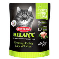 Корм для взрослых кошек Best Friend Bilanx 750г курица