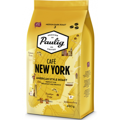 Кофе в зернах Paulig Cafe New York 450 г