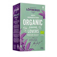 Органический молотой кофе Lofbergs Organic Medium Roast Kahvi Luomu 450г