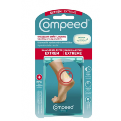 Блистерные патчи для пяток COMPEED EXTREME 5 шт