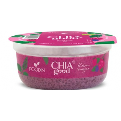 Ягодная закуска из семян чиа Foodin Chia Good Three Berries Organic 145г клубника, черника и малина