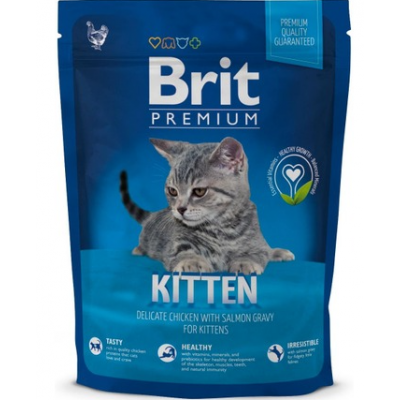 Сухой корм для котят Brit Premium kitten 300г