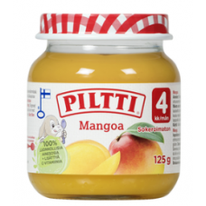 Фруктовое пюре Piltti Mangoa 125 г манго с 4 месяцев