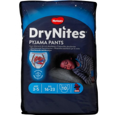 Ночные подгузники Drynites Pyjama pants для мальчиков 3-5лет 10шт