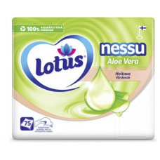 Платочки Lotus Nessu Aloe Vera 75 шт