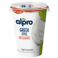 Соевый йогурт Alpro Greek Style No Sugars  без сахара без ароматизаторов 400 г