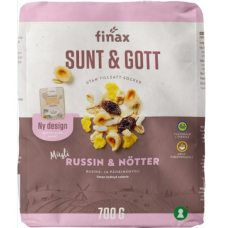 Мюсли с изюмом и грецкими орехами Finax Sunt & Gott 700 г