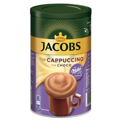 Растворимый офейный напиток с шоколадом Jacobs Milka Cappuccino Chocolate 500г