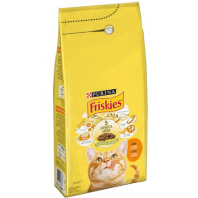 Корм для взрослых котов Friskies Adult 2кг курица и овощи