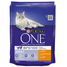 Корм для взрослых кошек Purina One Adult Runsaasti Kanaa Ja Taysjyvaviljaa 200 г курица и зерновые