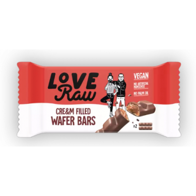 Вафельный батончик Love Raw cre&m filled wafer bar 43 г